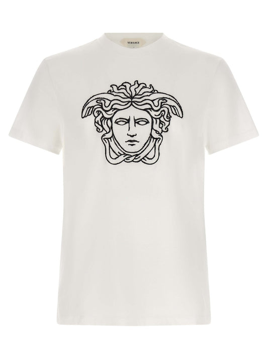 Versace Bicolor Cotton T-Shirt - HBPS Beauty & Fashion