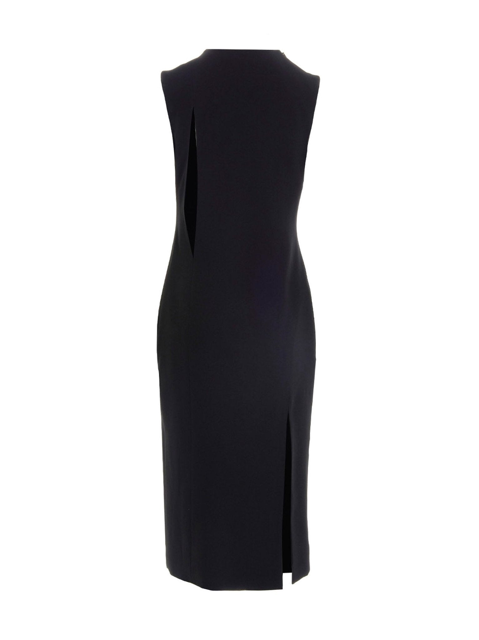 Versace Black Acetate Midi Dress - HBPS Beauty & Fashion