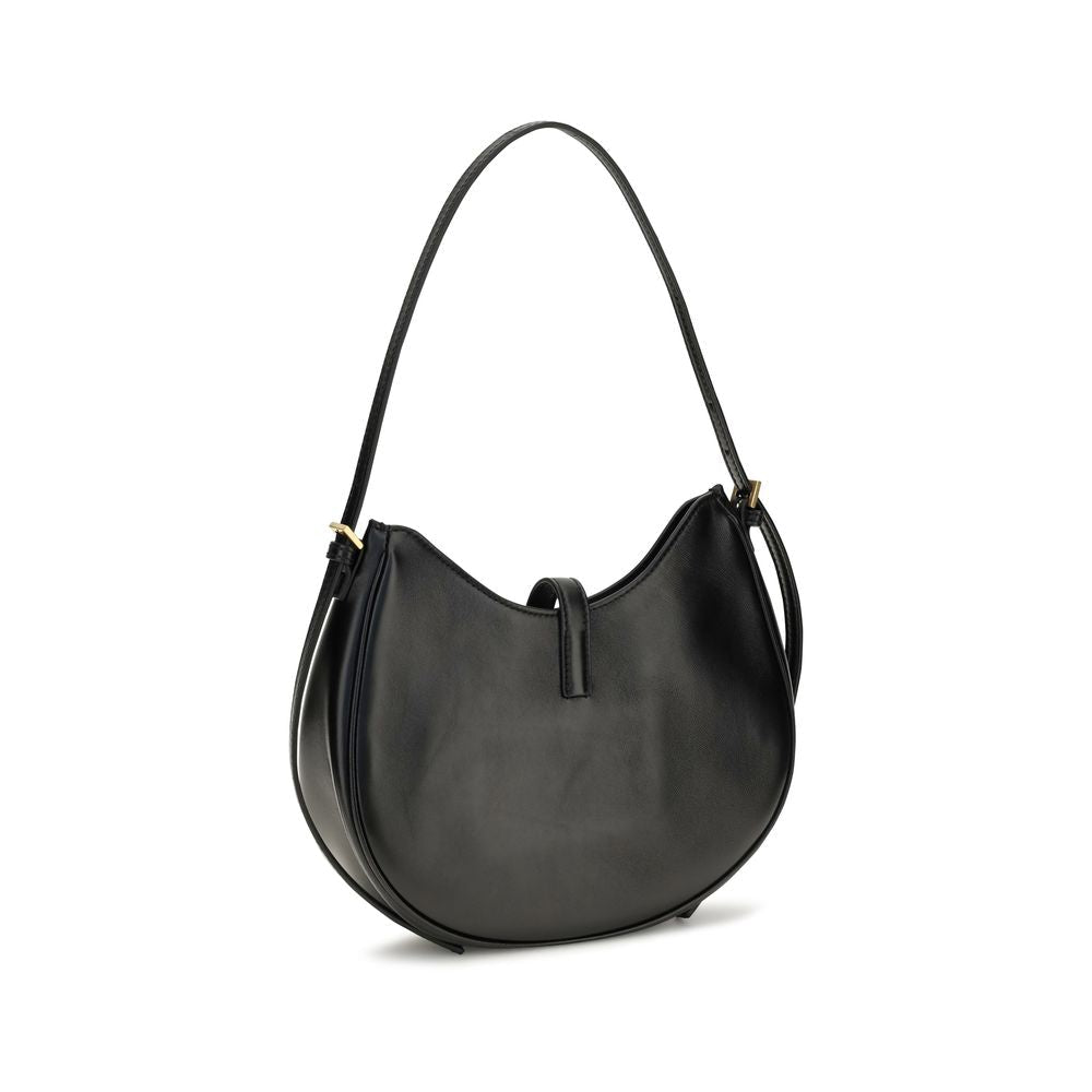 Versace Black Calf Leather Bos Taurus Shoulder Bag - HBPS Beauty & Fashion