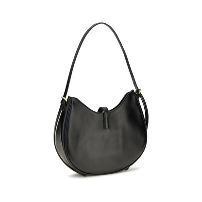 Versace Black Calf Leather Bos Taurus Shoulder Bag - HBPS Beauty & Fashion
