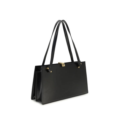 Versace Black Calf Leather Bos Taurus Shoulder Bag - HBPS Beauty & Fashion