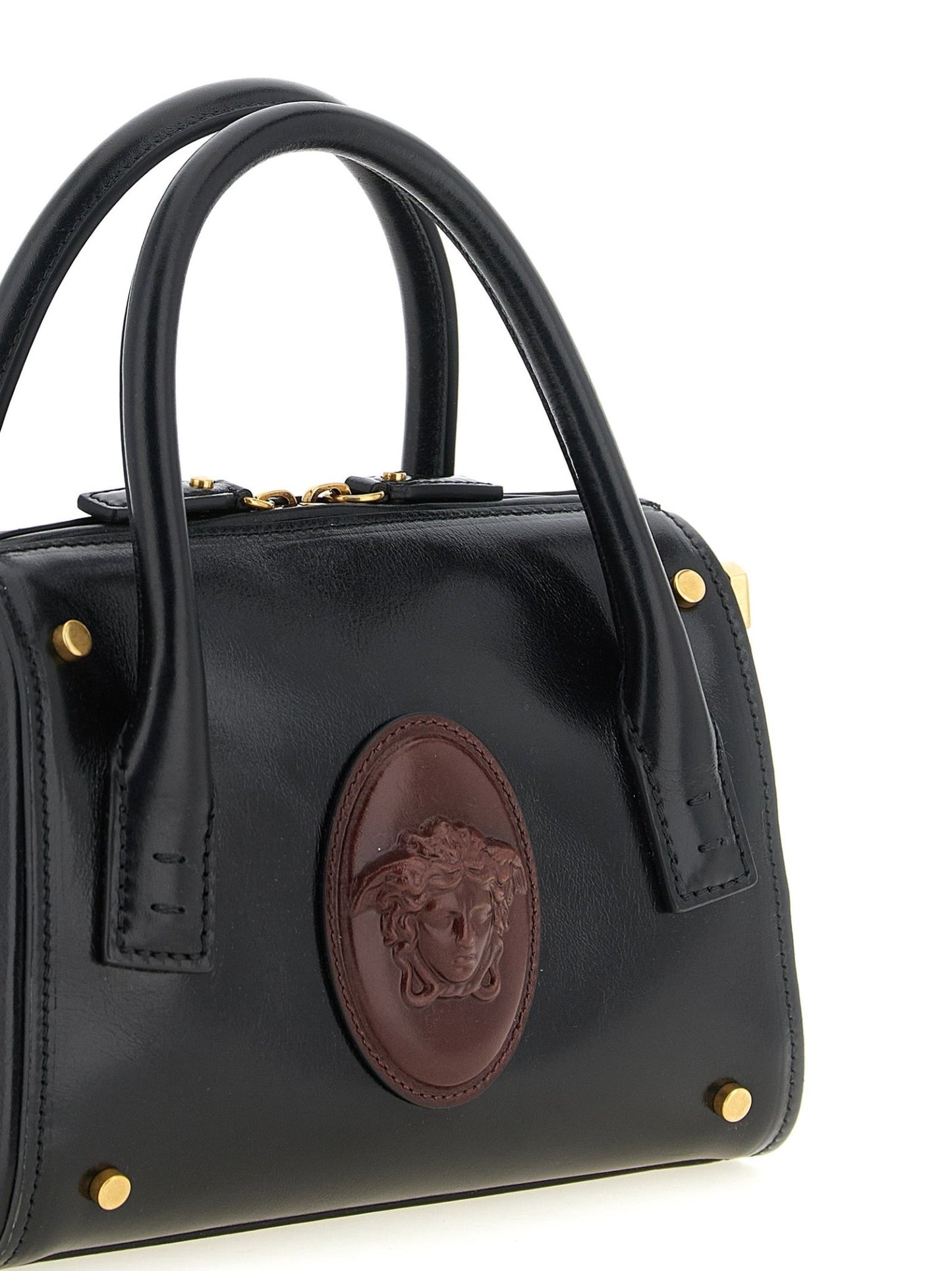Versace Black Calfskin Handbag - HBPS Beauty & Fashion