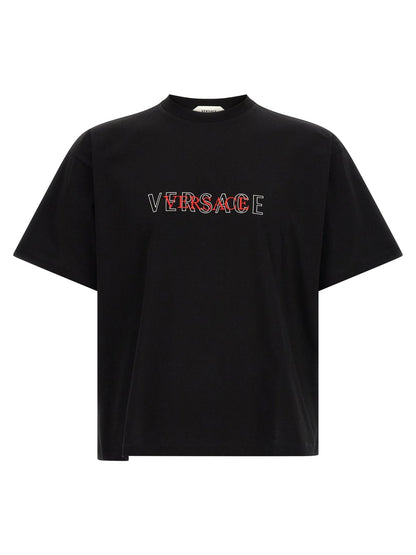 Versace Black Cotton T-Shirt - HBPS Beauty & Fashion