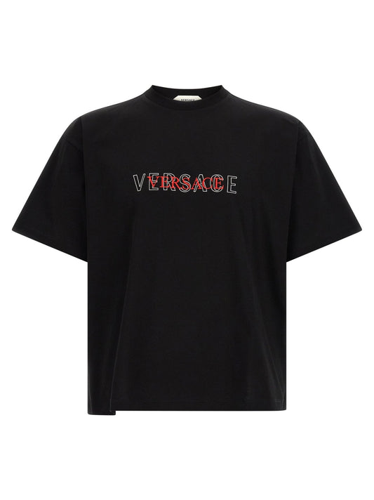 Versace Black Cotton T-Shirt - HBPS Beauty & Fashion