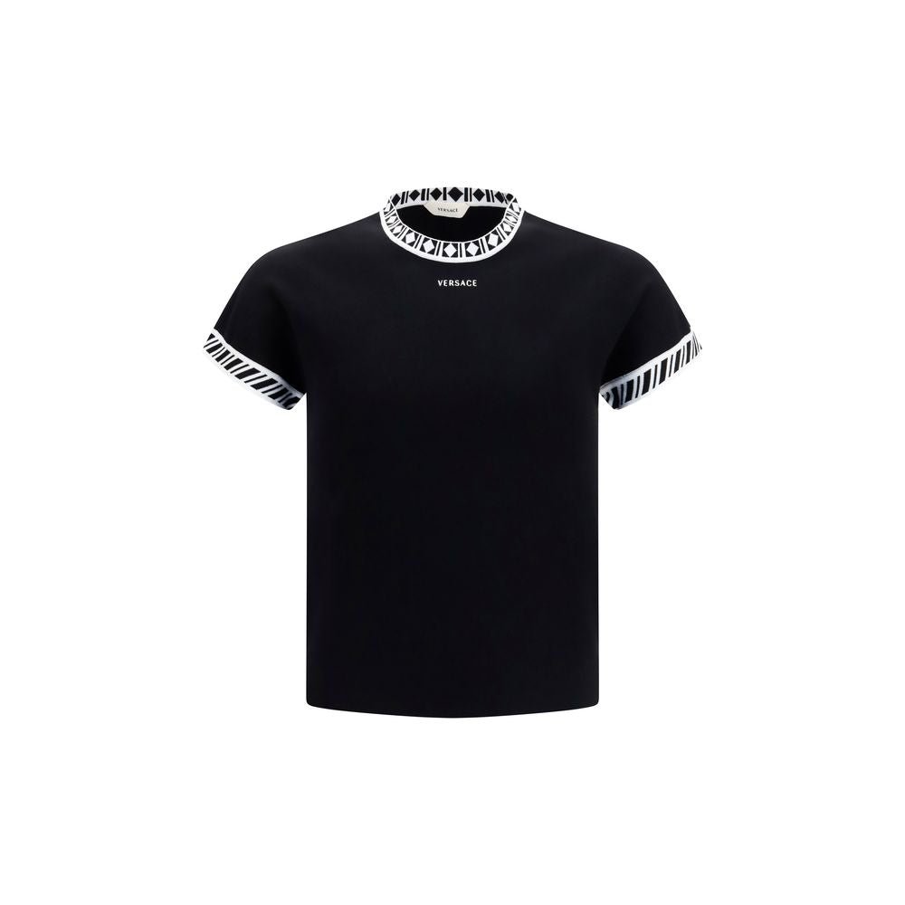 Versace Black Cotton T-Shirt - HBPS Beauty & Fashion