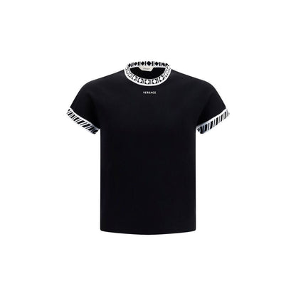 Versace Black Cotton T-Shirt - HBPS Beauty & Fashion