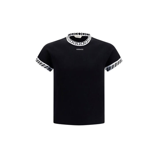 Versace Black Cotton T-Shirt - HBPS Beauty & Fashion