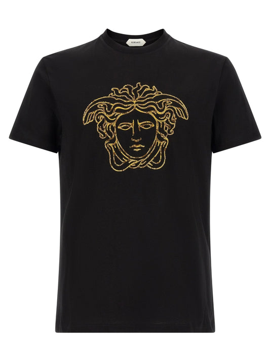 Versace Black Cotton T-Shirt - HBPS Beauty & Fashion