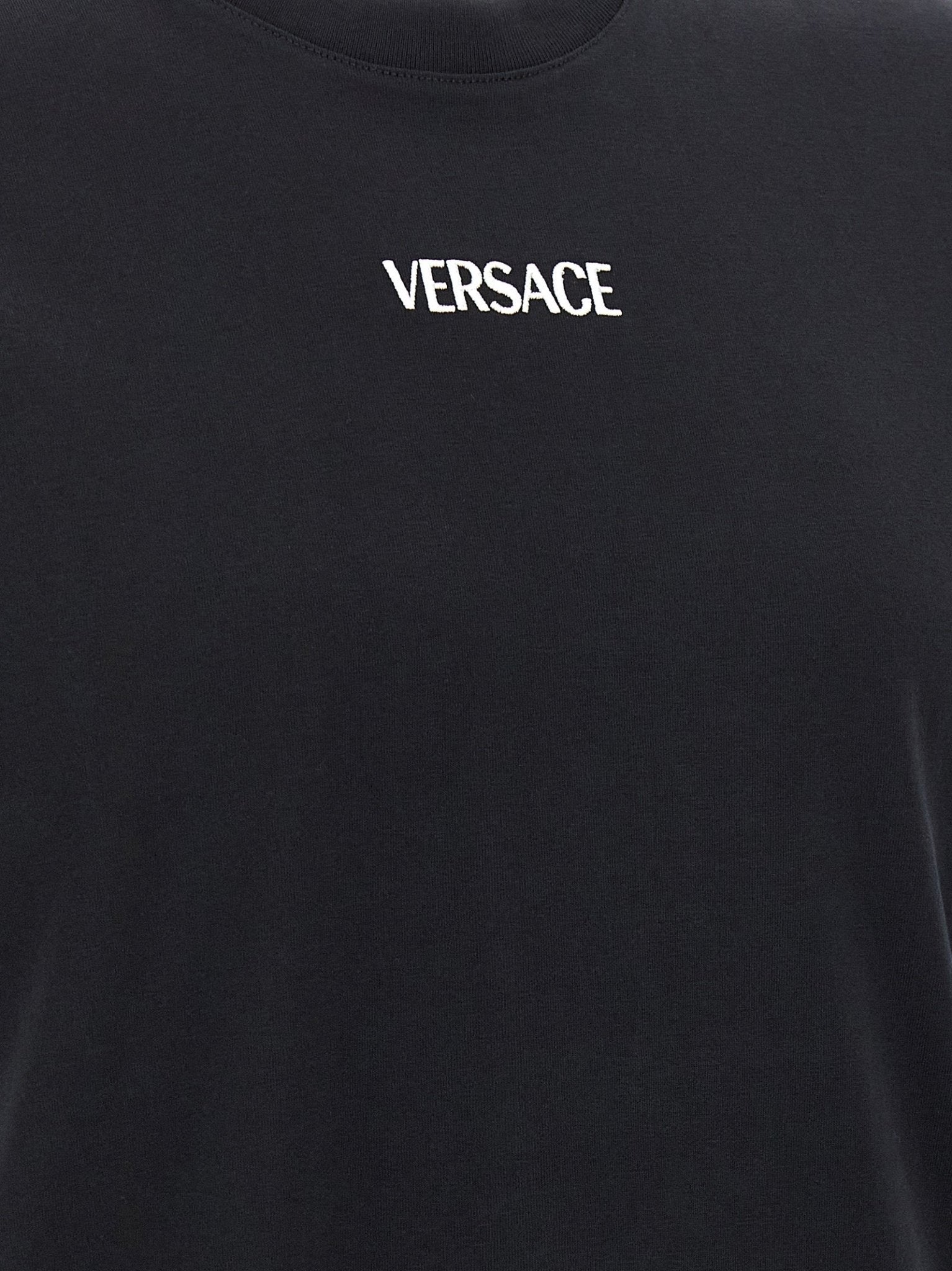Versace Black Cotton T-Shirt - HBPS Beauty & Fashion