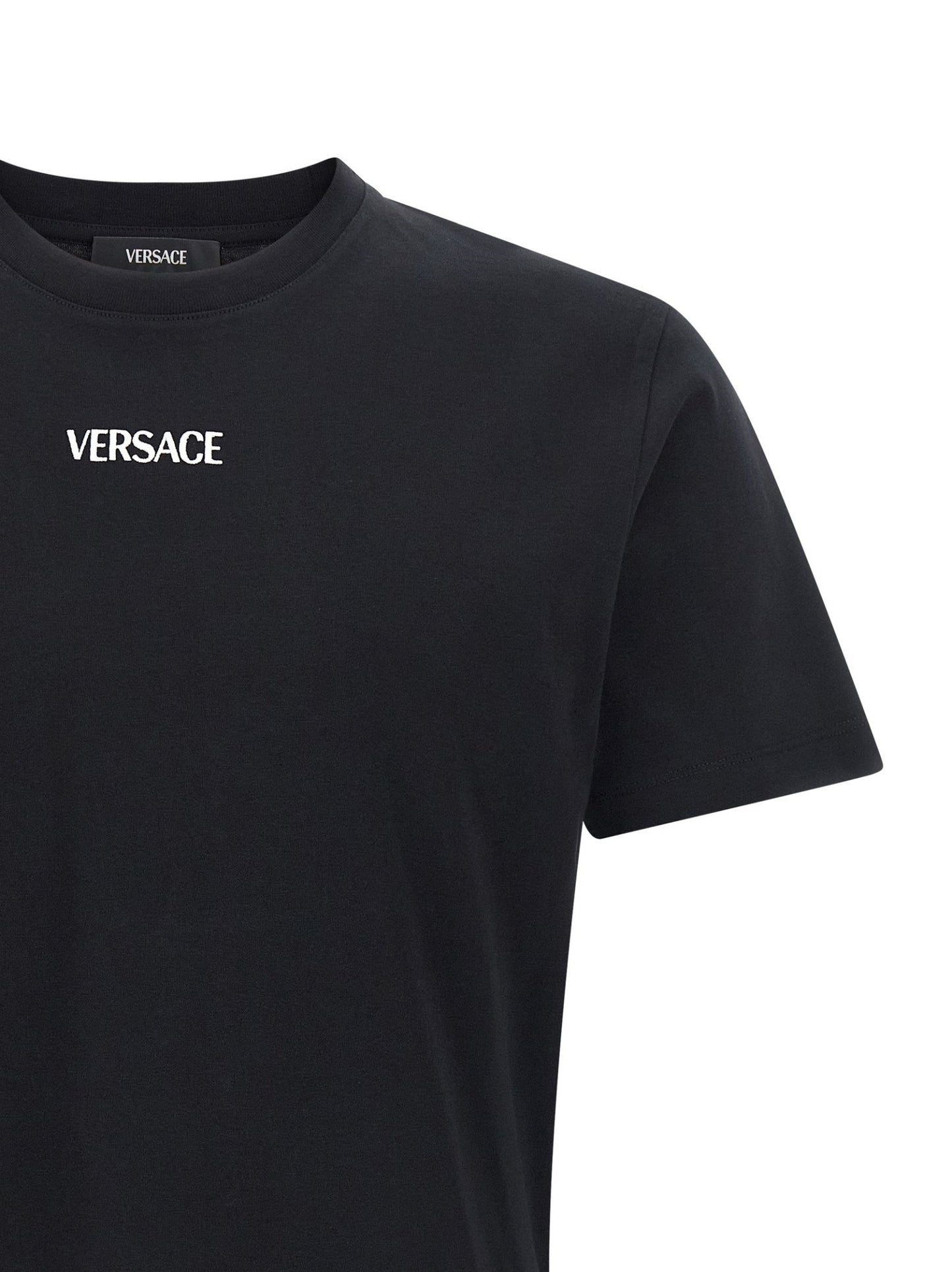 Versace Black Cotton T-Shirt - HBPS Beauty & Fashion