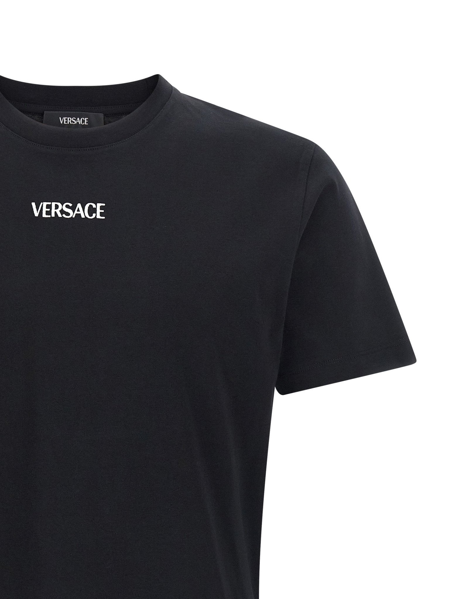 Versace Black Cotton T-Shirt - HBPS Beauty & Fashion