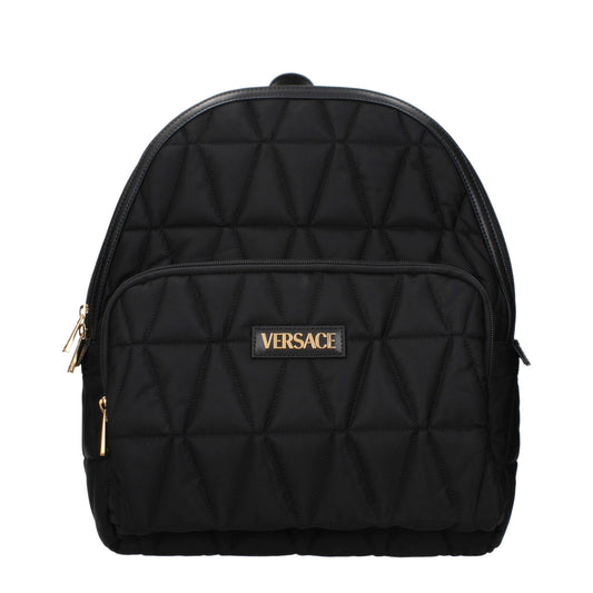 Versace Black Fabric Backpack - HBPS Beauty & Fashion
