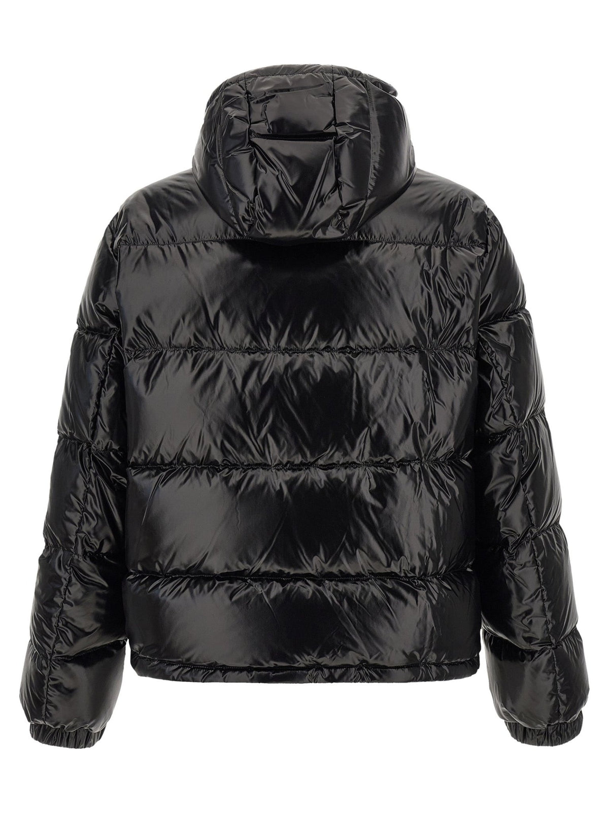 Versace Black Nylon Full-Length Jacket - HBPS Beauty & Fashion