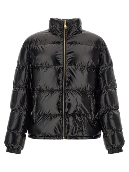 Versace Black Nylon Full-Length Jacket - HBPS Beauty & Fashion