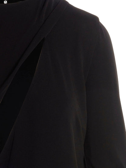 Versace Black Viscose Short Dress - HBPS Beauty & Fashion