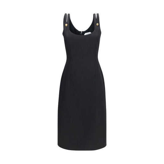 Versace Black Wool Oves Aries Cocktail Dress - HBPS Beauty & Fashion