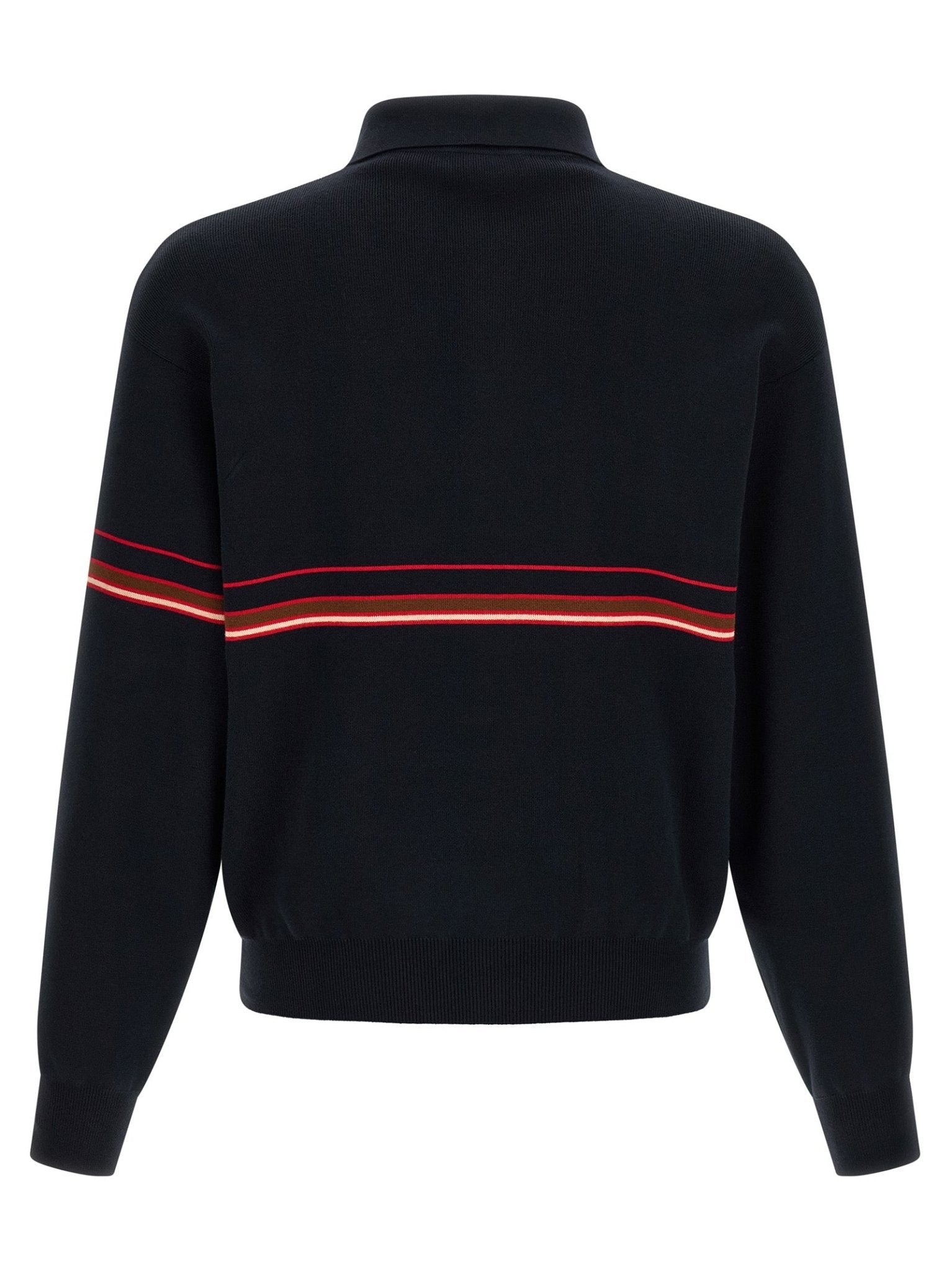 Versace Blue Cotton Polo Shirt - HBPS Beauty & Fashion