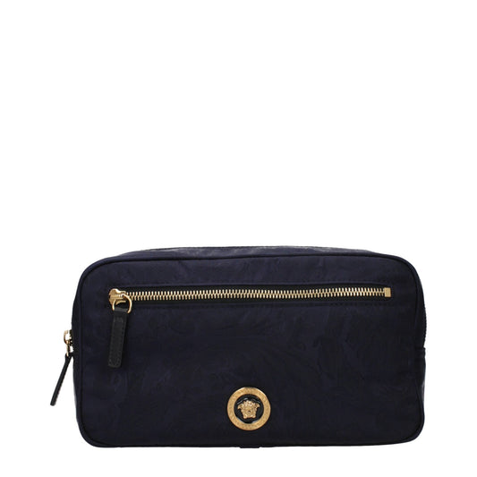 Versace Blue Fabric Backpack - HBPS Beauty & Fashion