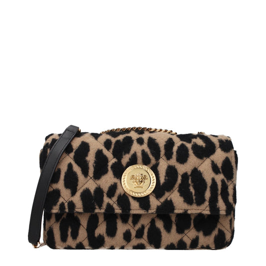 Versace Brown Wool Shoulder Bag - HBPS Beauty & Fashion
