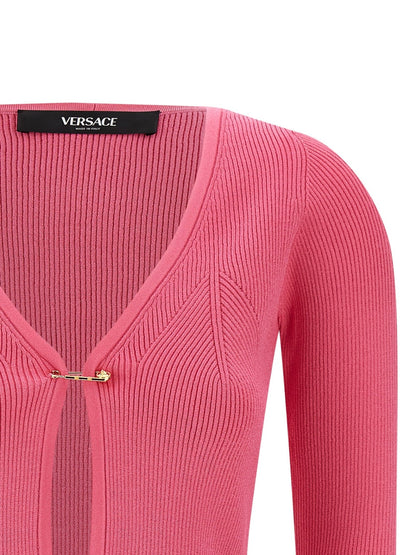 Versace Fuchsia Viscose Cardigan - HBPS Beauty & Fashion