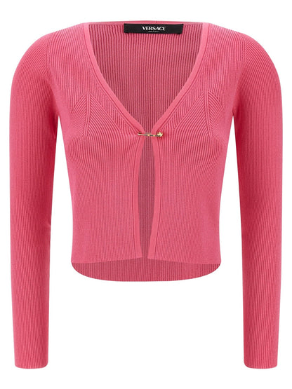 Versace Fuchsia Viscose Cardigan - HBPS Beauty & Fashion