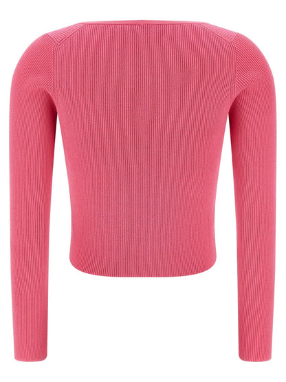 Versace Fuchsia Viscose Cardigan - HBPS Beauty & Fashion