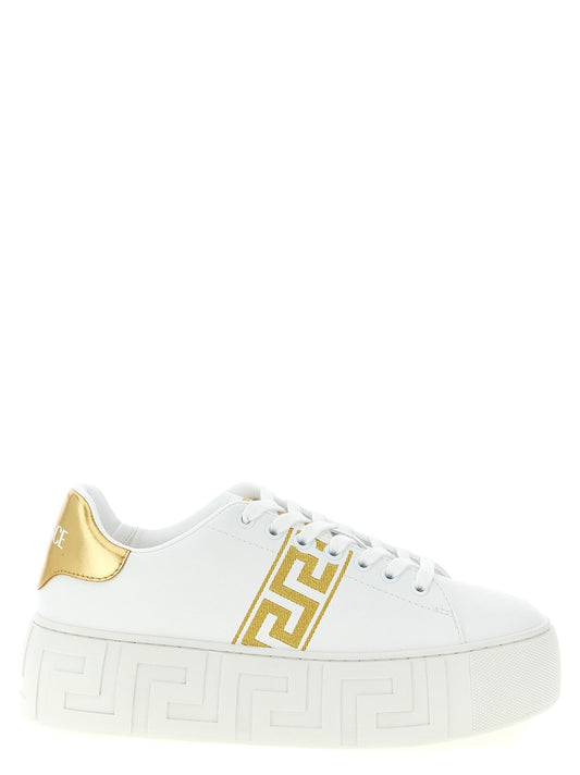 Versace Gold Nylon Platform Sneakers - HBPS Beauty & Fashion