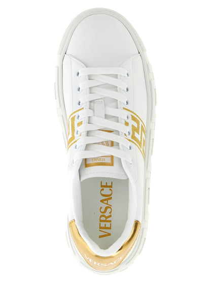 Versace Gold Nylon Platform Sneakers - HBPS Beauty & Fashion