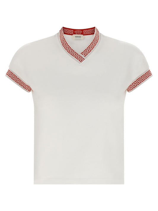 Versace Multicolor Cotton T-Shirt - HBPS Beauty & Fashion