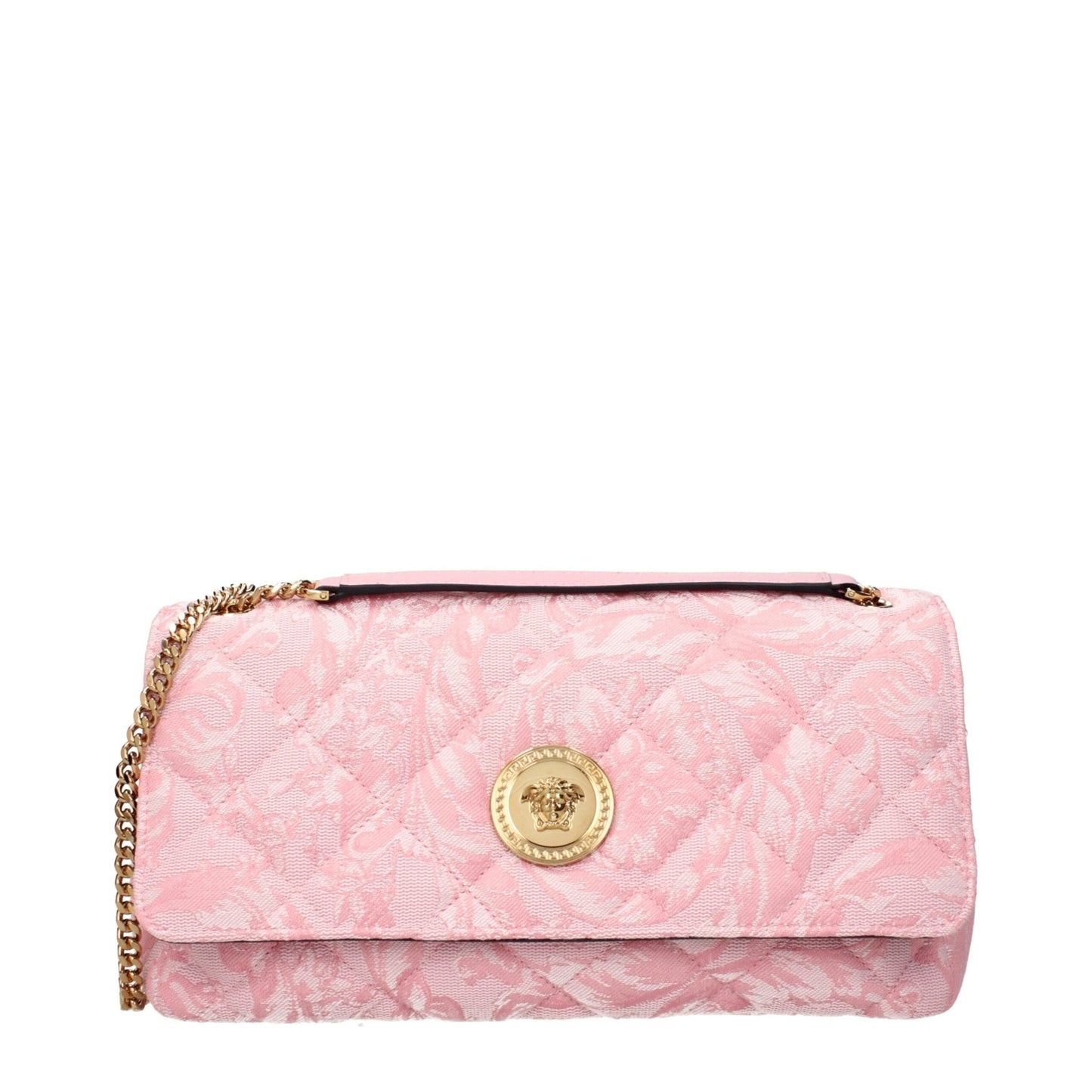 Versace Pink Fabric Shoulder Bag - HBPS Beauty & Fashion