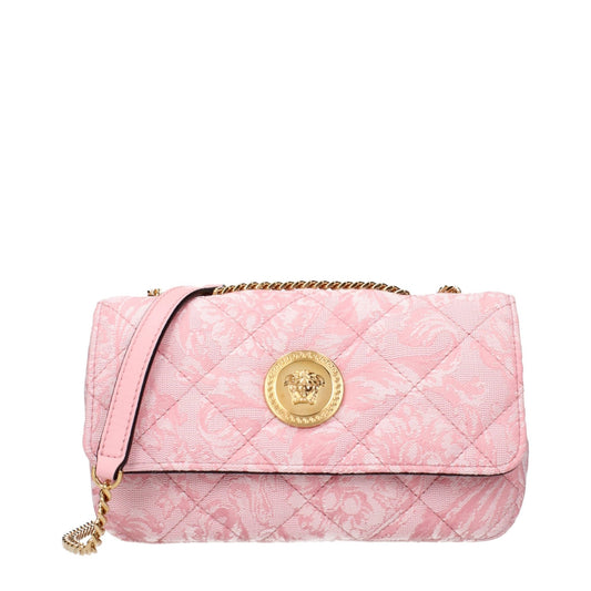 Versace Pink Fabric Shoulder Bag - HBPS Beauty & Fashion