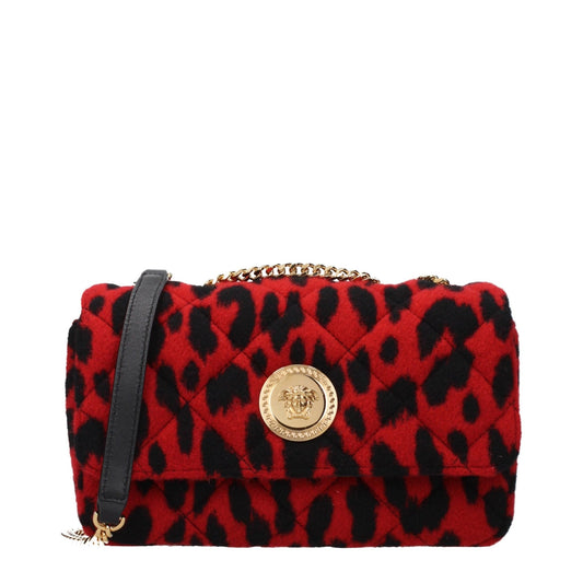 Versace Red Wool Shoulder Bag - HBPS Beauty & Fashion