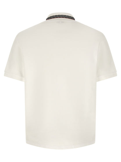 Versace White Cotton Polo Shirt - HBPS Beauty & Fashion
