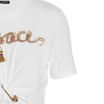 Versace White Cotton T-Shirt - HBPS Beauty & Fashion