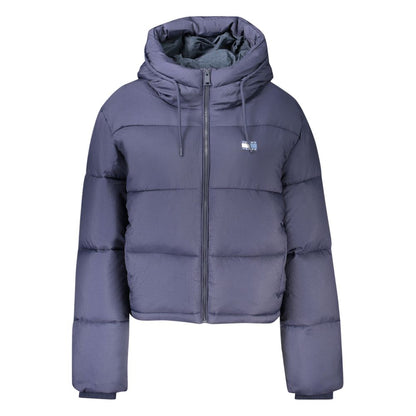 Veste à capuche Tommy Hilfiger femme en polyester recyclé bleu – TO-48542 - HBPS Beauty & Fashion