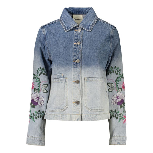 Veste en jean Desigual femme Dakota en coton bleu – DE-47058 - HBPS Beauty & Fashion